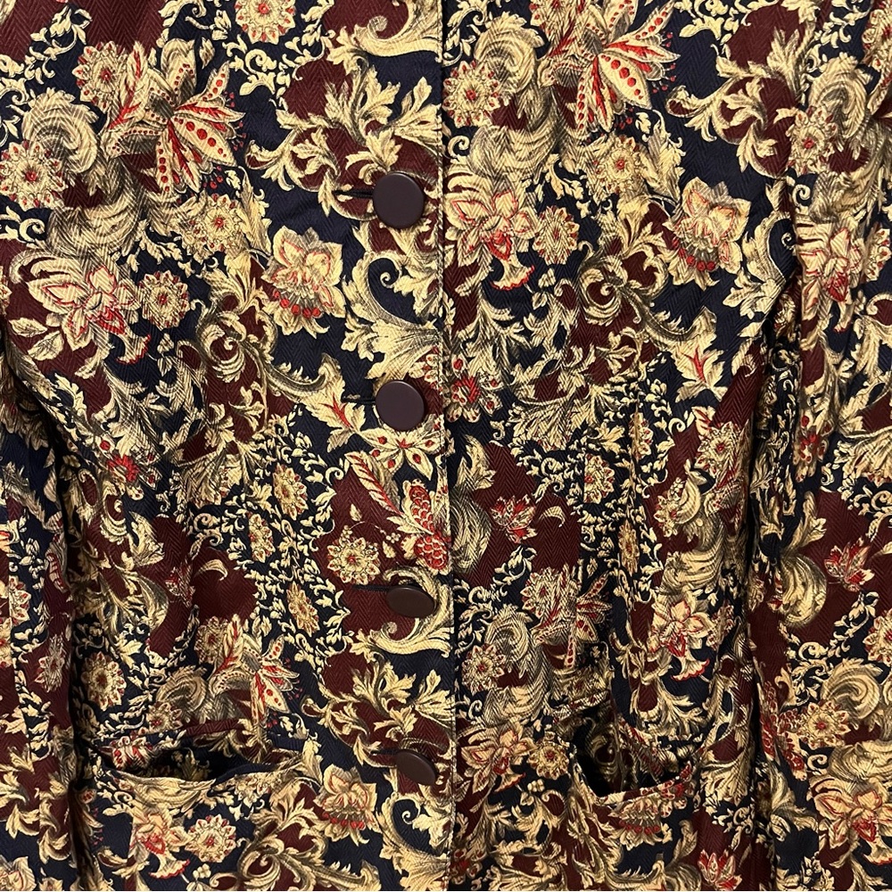 Braemar Women's Floral Jacket - blazer Multicolour size 8 - Picture 3 of 9